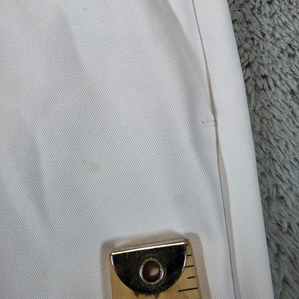 G/FORE Golf Pants Mens 33x29 White Performance Twill Straight Trousers Preppy